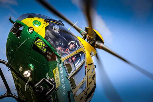 Hampshire and Isle of Wight Air Ambulance. Pictures: HIOWWA