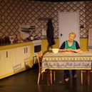 Sheila Elsdon as Shirley Valentine by The Portsmouth Players at The Barn, September 2021