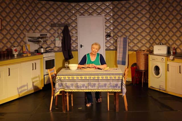 Sheila Elsdon as Shirley Valentine by The Portsmouth Players at The Barn, September 2021
