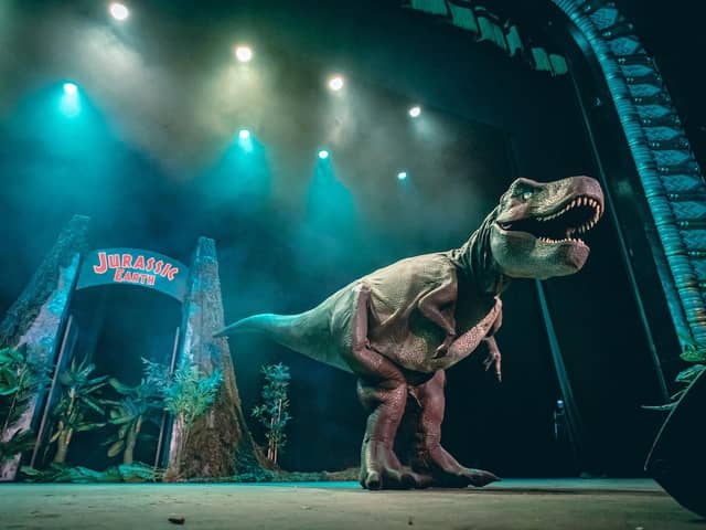 Jurassic Earth features a park full of life-sized roaming, state-of-the-art animatronic beasts, including  Zeus - the world's largest walking T-Rex!