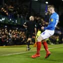 Andy Cannon celebrates against MK Dons. Picture: Joe Pepler