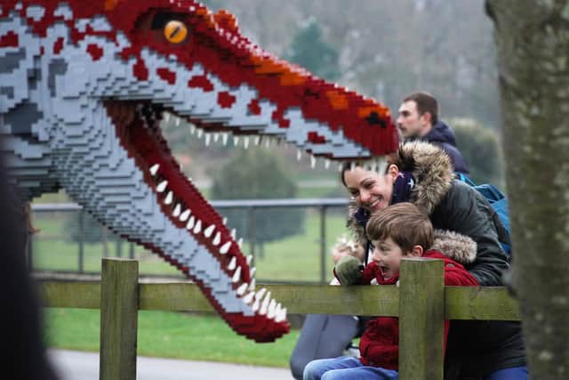 People can come and see the prehistoric creates until September 4. Picture: Marwell Zoo.