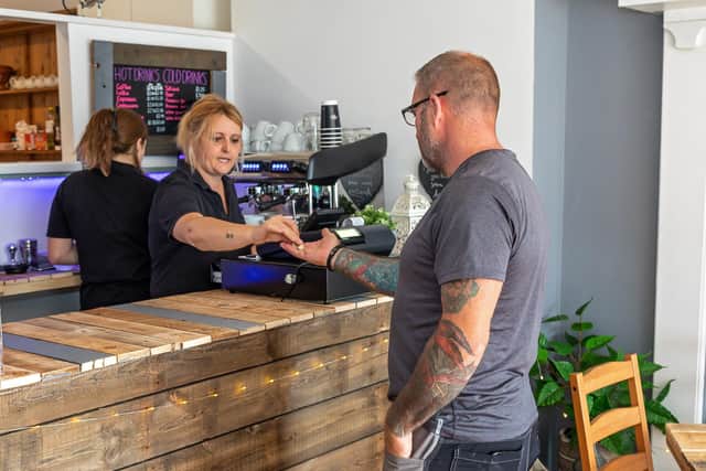 The Paradise Lounge in Fareham serves everything from breakfasts & takeawy coffees to drinks with live music. Picture: Mike Cooter (060821)