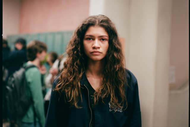 Zendaya as Rue in HBO's Euphoria Season 2. Picture: HBO