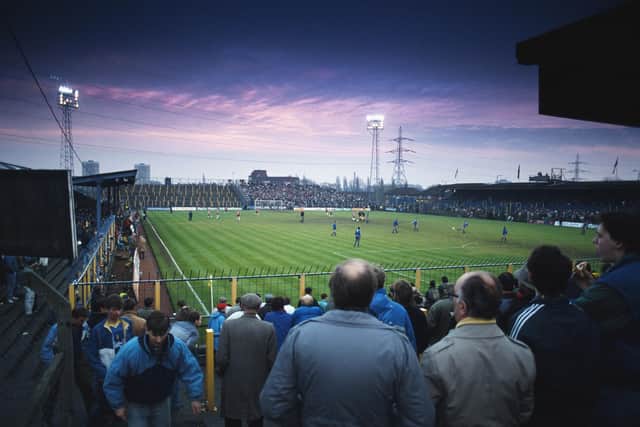 The old Plough Lane home of Wimbledon. Picture: Chris Raphael/Allsport/Getty Images