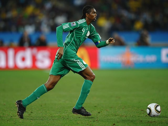The King featured in one group game for Nigeria against South Korea in 2010, as he side failed to qualify.