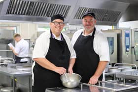 Jim Richardson, left, and Dave Williams. Picture by Dominic Parkes