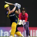 Aneurin Donald hit a career best List A score as Hampshire defeated Yorkshire in  the Royal London Cup at Scarborough