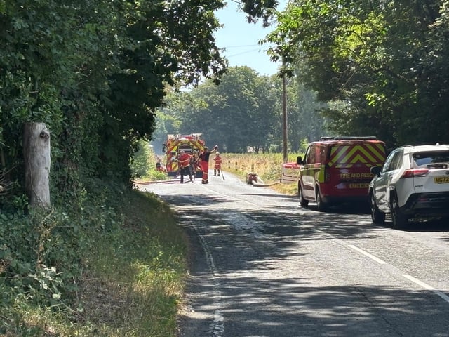 Massive fire on Hayling Island sees 50 firefighters attend scene