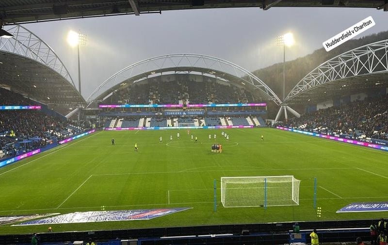 Eve Fisher: Huddersfield v Charlton, in the away end. 2-1.