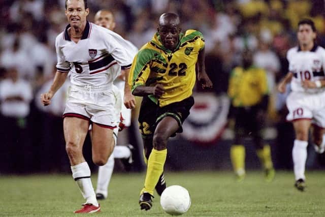 Paul Hall featured 48 times for Jamaica, including the 1998 World Cup finals. Picture: Doug Pensinger