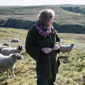Yorkshire Shepherdess Amanda Owen.  (Photo by Ian Forsyth/Getty Images)