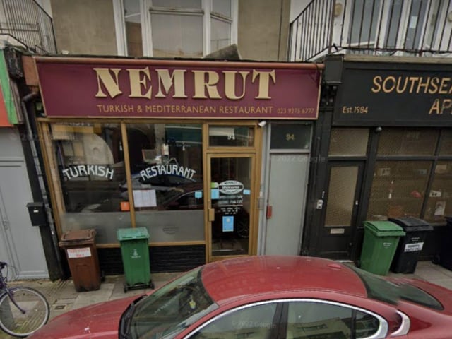Nemrut Restaurant, at 94 Albert Road, Southsea was given a one-out-of-five score after an assessment on January 9 according to the Food Standards Agency's website.