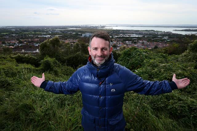 Simon Poland will climb to Camp 2 on Everest in November, in aid of children's hospice Chestnut Tree House
Picture: Chris Moorhouse (jpns 111021-14)