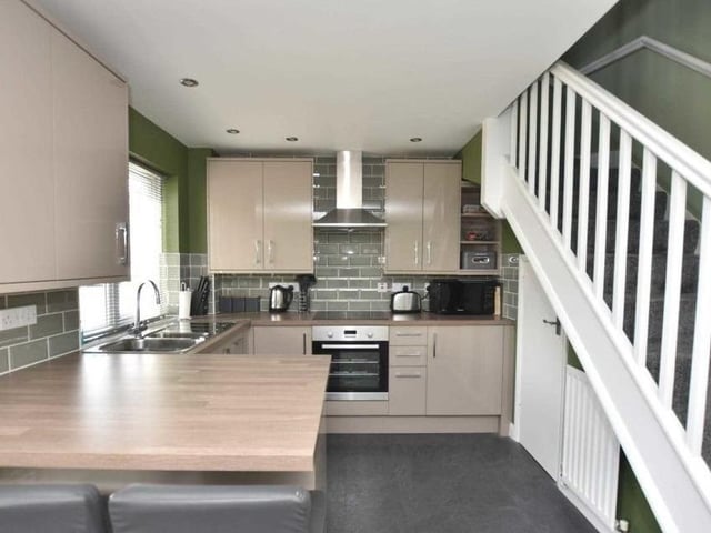 This one-bedroom property is on the market for £194,000. It is listed by Dimon Estate Agents, Gosport.
