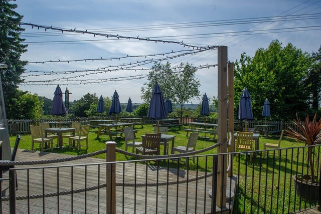 The Hampshire Hog in Clanfield, Waterlooville has a spacious beer garden. Picture: Habibur Rahman