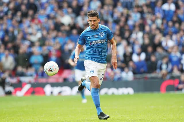 Gareth Evans turned in a man-of-the-match performance after appearing as a second-half substitute in the 2019 Checkatrade Trophy final. Picture: Joe Pepler