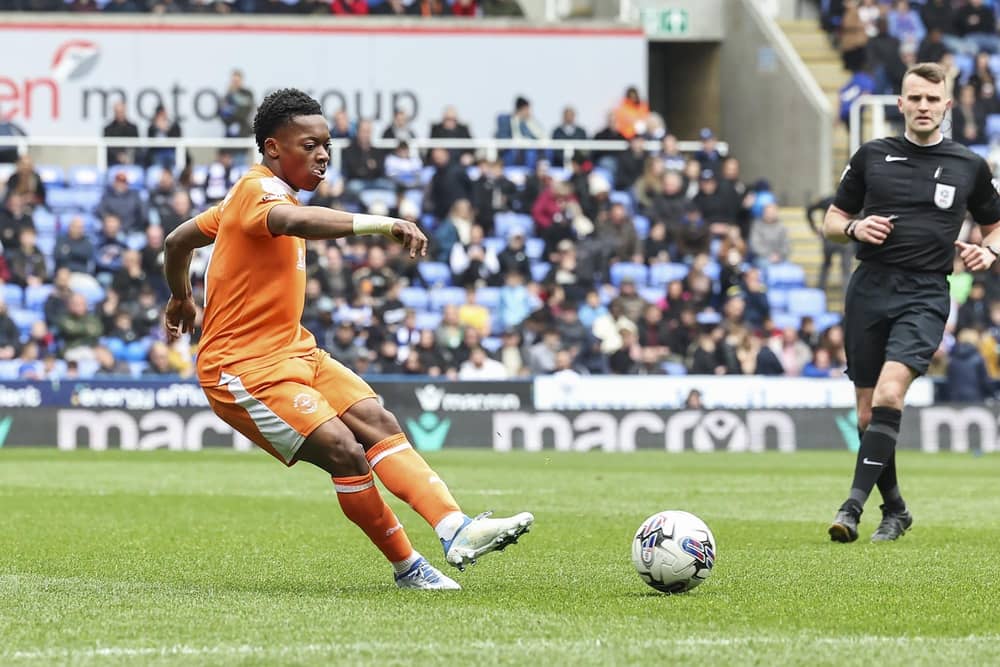 Karamoko Dembele is admired by Pompey - and now reportedly chased by Derby County. (Photographer Lee Parker / CameraSport)