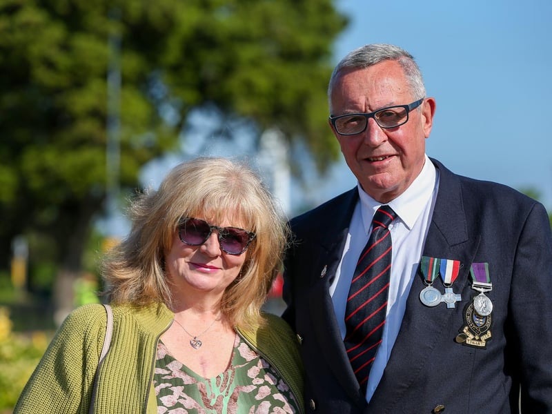 Kim and Trevor Wardle-Paylor, from Macclesfield in Cheshire. Picture: Chris Moorhouse (050624-008)