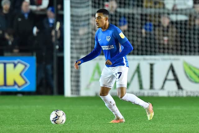 Miguel Azeez is set to be recalled by Arsenal from his Pompey loan spell. Picture: Graham Hunt/ProSportsImages