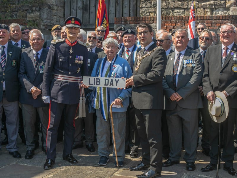 Pictured: Veterans at the event.   
Picture: Habibur Rahman