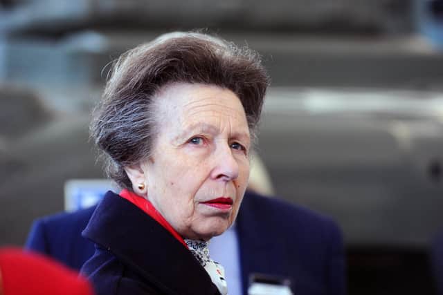 Her Royal Highness The Princess Royal visited the unique D-Day survivor LCT 7074 at the D-Day Story in Southsea, on Thursday, April 21.
Picture: Sarah Standing (210422-4873)