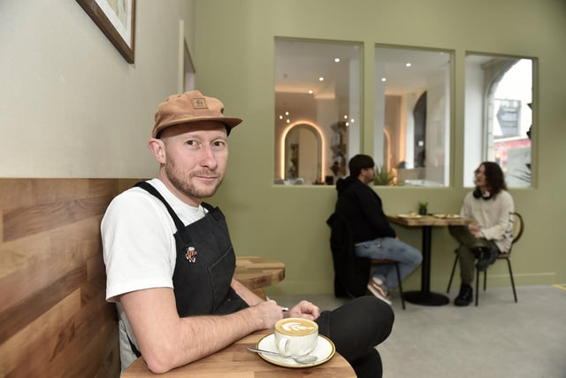 Steve Madden (39) co-owner of Crema Coffee, their second site which they are based in at London Road, North End, Portsmouth.

Picture: Sarah Standing