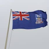 The Falkland Islands flag