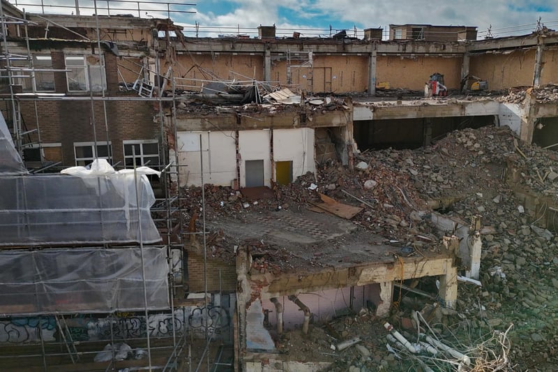 The former Debenhams store in Palmerston Road, Southsea - as captured by My Portsmouth By Drone.