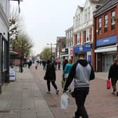 Shoppers on West Street, Havant. Picture: Emily Turner