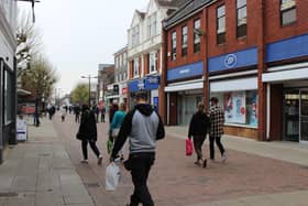 Shoppers on West Street, Havant. Picture: Emily Turner