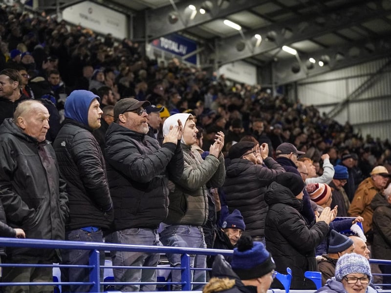 Many Pompey fans were at their defiant best against Blackpool - here's what our photographer Jason Brown captured of the day's events at Fratton Park.
