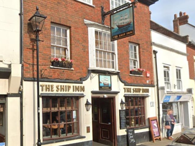 The Ship Inn at 24 High Street, Emsworth was rated five on September 21.