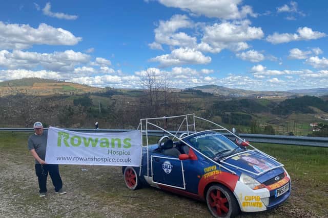Geoff and Nick Kingstone who came second in the European Road Trip and Banger Rally. 