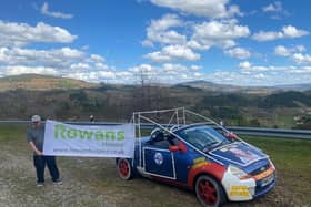 Geoff and Nick Kingstone who came second in the European Road Trip and Banger Rally. 