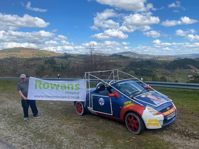 Geoff and Nick Kingstone who came second in the European Road Trip and Banger Rally. 