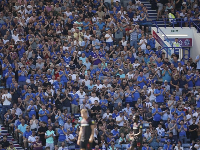 Pompey welcomed back 17,855 fans to Fratton Park for the Blues' first home game of the new season.