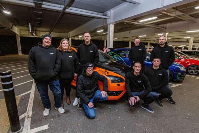 LLP car meet are highlighting how their car meet is different from any otherPictured:  Comittee members of LLP at the car meet at Tesco carpark, Havant on Wednesday 1st February 2023Picture: Habibur Rahman