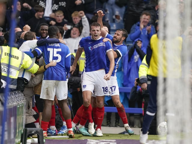 Defender Conor Shaughnessy has scored two late winners for Pompey this season