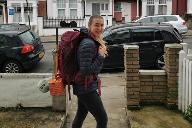 Emily Hayes, 34, is taking on the Pacific Coast Trail from Mexico to Canada this month.