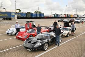 Cars heading over to the biennial Le Mans Classic festival in Pays de la Loire from Portsmouth. Pic supplied
