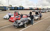 Cars heading over to the biennial Le Mans Classic festival in Pays de la Loire from Portsmouth. Pic supplied