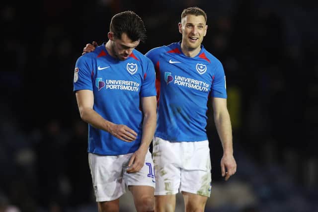 Lee Brown is loving being back in action after long-term injury had affected his Pompey displays. Picture: Joe Pepler