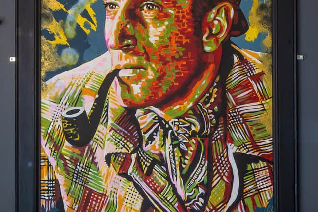 One of the bespoke pieces decorating the bar's interior. Picture: Mike Cooter (300721)