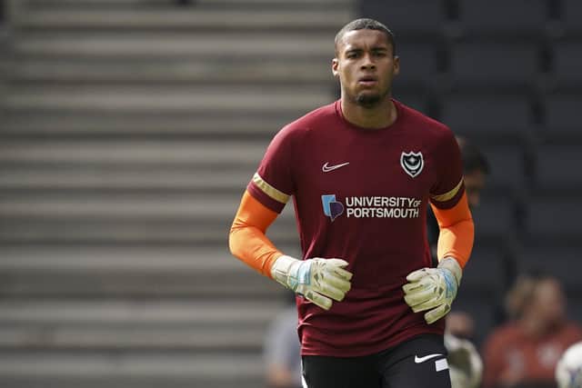 Pompey keeper Gavin Bazunu is currently away with the Republic of Ireland squad
