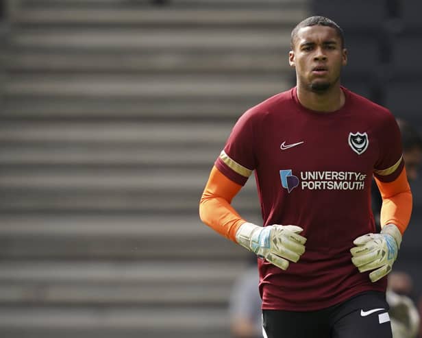 Pompey keeper Gavin Bazunu is currently away with the Republic of Ireland squad