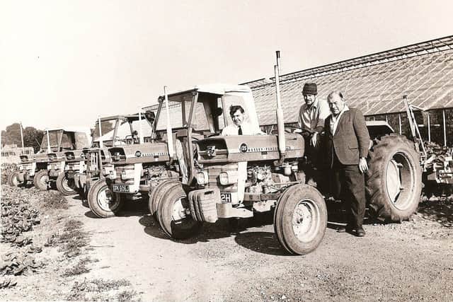 Garsons in Titchfield is marking its 150th year in business. Pictured is a  fleet of its tractors in the 1960s. 