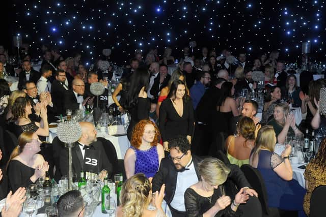 A packed Portsmouth Guildhall at The News Business Excellence Awards 2022

Picture: Sarah Standing (290422-3110)