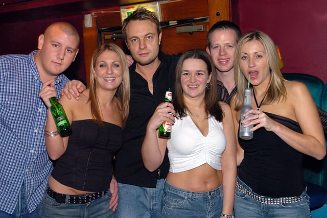Revellers having a good time at Route 66 nightclub in Guildhall Walk, Portsmouth - (045543-0016)