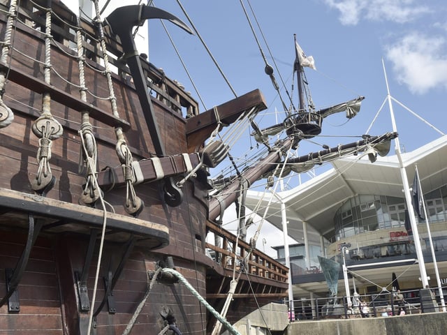 The ship is on a tour of Europe where she will stop at other ports in the UK, Spain, France, Germany, and the Netherlands. Picture: Sarah Standing (010825-7903)